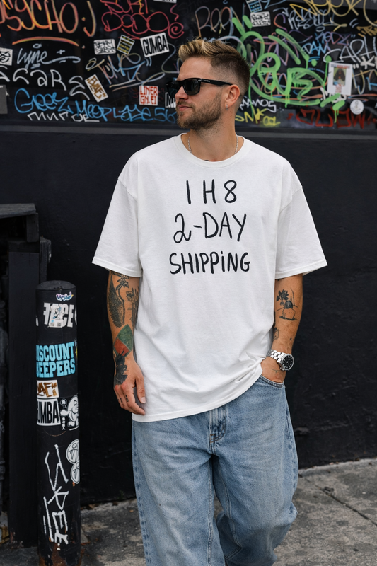 I H8 2-DAY SHIPPING - Anti-Hate Statement Unisex T-Shirt (IH8 Brand)