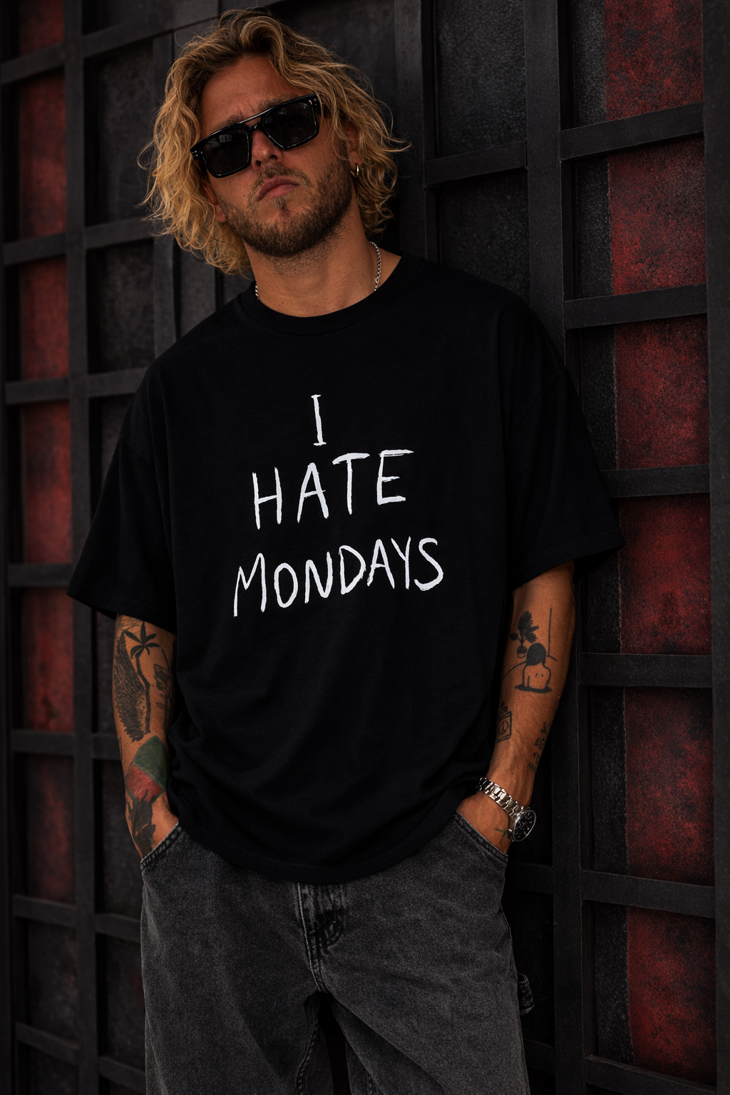 I HATE MONDAYS - Anti-Hate Statement Unisex T-Shirt (IH8 Brand)